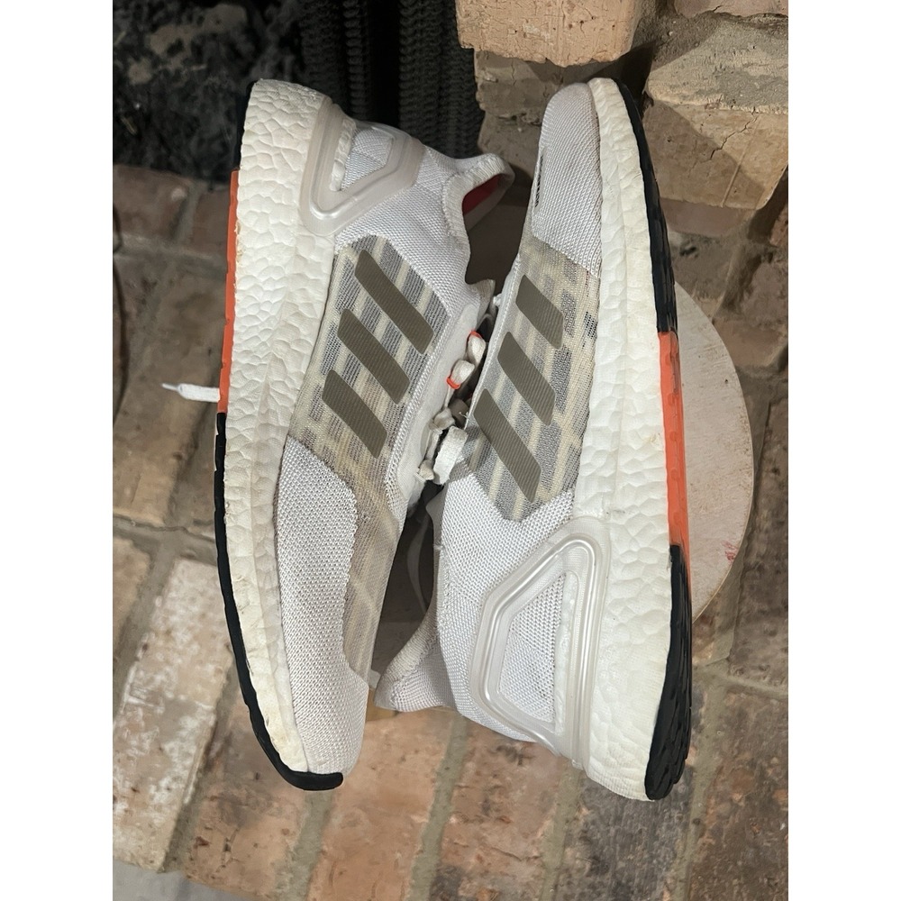 adidas Ultraboost 20 Women's 9 Grey Coral EG0719 Running Shoes Boost 2020 - Picture 4 of 8